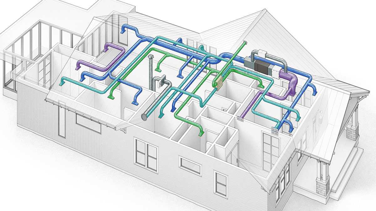 Designing an HVAC System for a Passive House - Fine Homebuilding